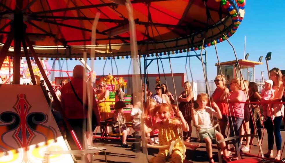 coney beach amusement park children's rides